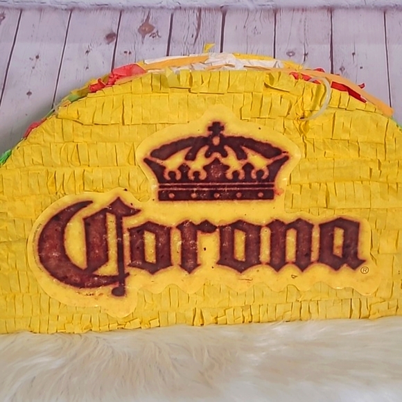 Corona Extra Taco Pinata Store Display Large Party Bar Man Cave Rare 24"x12"x6" - Picture 10 of 17